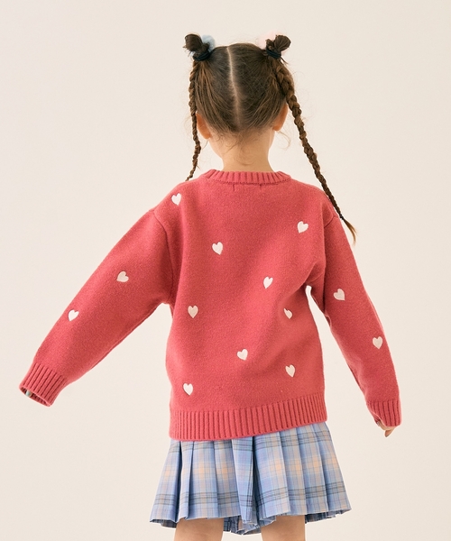 セール】ハート刺しゅうニット（ニット/セーター）｜minimal（ミニマル