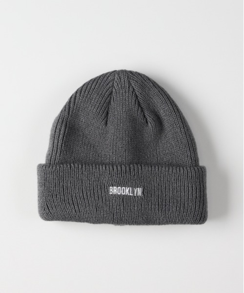 BACK NUMBER(バックナンバー)の「【BACK NUMBER】刺繍ロゴアクリルニットワッチ (ユニセックス / 鮮やかなカラー / カジュアルスタイル)(ニットキャップ/ビーニー・メンズ・パープル/ブラック/ブルー/ダークグレー・フリー)」の3枚目の写真