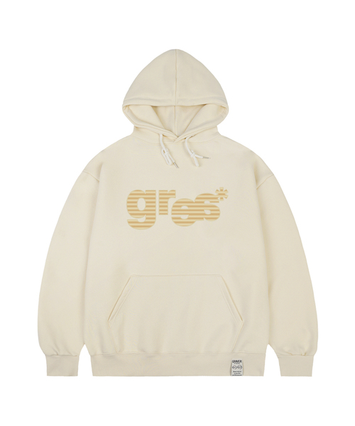 GRAVER（グレーバー）の「[ユニセックス]GRAE-Sストライプフードパーカー_5カラー（パーカー・レディース・ブラック/アイボリー/ライトグレー/ホワイト/ブラウン/スカイブルー・SMALL/MEDIUM/LARGE）」の3枚目の写真