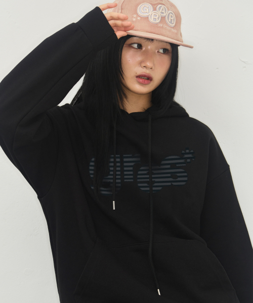 GRAVER（グレーバー）の「[ユニセックス]GRAE-Sストライプフードパーカー_5カラー（パーカー・レディース・ブラック/アイボリー/ライトグレー/ホワイト/ブラウン/スカイブルー・SMALL/MEDIUM/LARGE）」の12枚目の写真