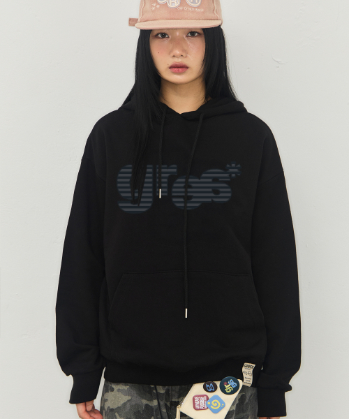GRAVER（グレーバー）の「[ユニセックス]GRAE-Sストライプフードパーカー_5カラー（パーカー・レディース・ブラック/アイボリー/ライトグレー/ホワイト/ブラウン/スカイブルー・SMALL/MEDIUM/LARGE）」の16枚目の写真