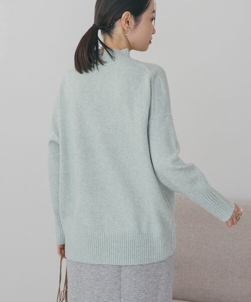 AMERICAN HOLIC(アメリカンホリック)の「モックネックコクーンニットプルオーバー(ニット/セーター・レディース・ベージュ/ブラック/パープル/ミント/杢グレー・M/L)」の22枚目の写真