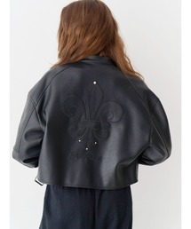 EVRIS（エヴリス）の「エンブレムドッキングバイカーブルゾン（ブルゾン）」