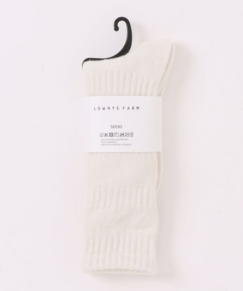 LOWRYS FARM(ローリーズファーム)の「ウールルーズソックス 607226(ソックス/靴下・レディース・グレー/ブラウン/アイボリー・FREE)」の3枚目の写真