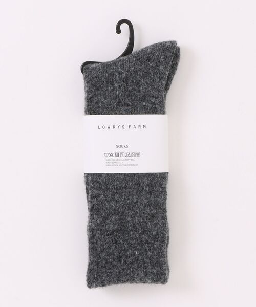 LOWRYS FARM(ローリーズファーム)の「ウールルーズソックス 607226(ソックス/靴下・レディース・グレー/ブラウン/アイボリー・FREE)」の2枚目の写真