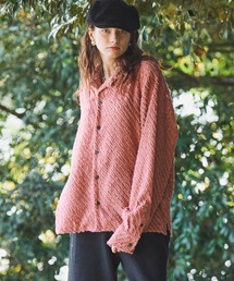 CASPER JOHN | Slash fringe shirts/スラッシュフリンジシャツ(シャツ/ブラウス)