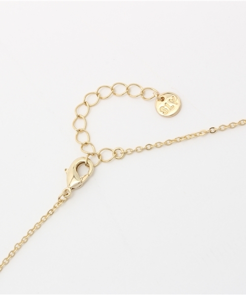 SLY（スライ）の「FRINGE BEADS N/C（ネックレス・レディース・オフホワイト/ダークグリーン/ブラウン・FREE）」の6枚目の写真