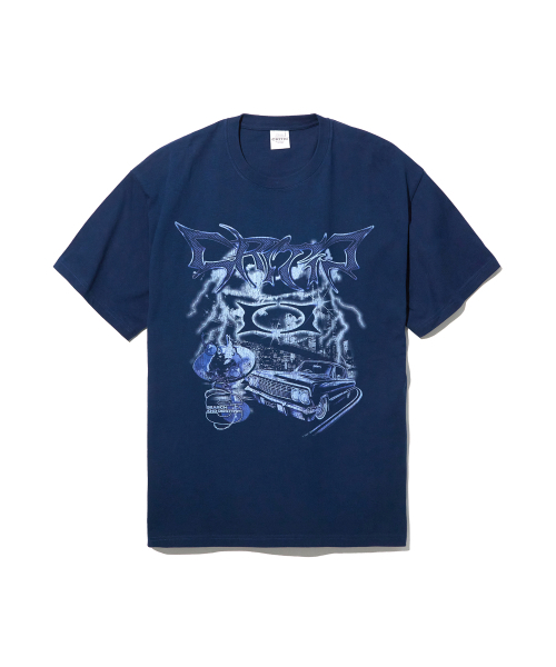 CRITIC(クリティック)の「LIGHTNING CITY T-SHIRT NAVY(Tシャツ/カットソー・メンズ・その他・MEDIUM/LARGE/X-LARGE)」の2枚目の写真
