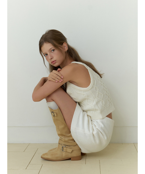 RE_L（リエル）の「Oa wool mini skirt (ivory)（スカート・レディース・その他・SMALL/MEDIUM）」の4枚目の写真
