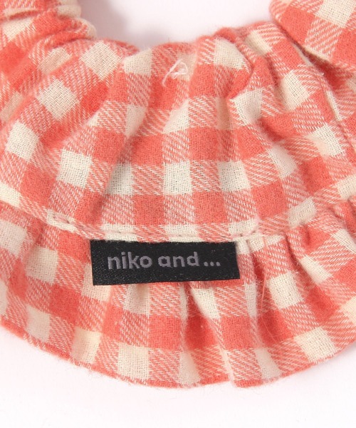 niko and...（ニコアンド）の「チェック柄フリルシュシュ（シュシュ・レディース・イエロー/レッド/ブラウン/ブルー・0）」の6枚目の写真