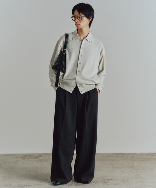 WYM LIDNM（ウィム バイ リドム）の「EMBOSSED SOFT GLOW SHOULDER BAG（ショルダーバッグ・メンズ・ブラック・FREE）」の6枚目の写真