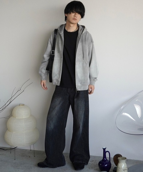 WYM LIDNM（ウィム バイ リドム）の「EMBOSSED SOFT GLOW SHOULDER BAG（ショルダーバッグ・メンズ・ブラック・FREE）」の22枚目の写真