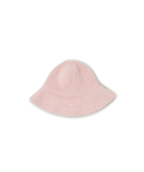 DIESEL(ディーゼル)の「メンズ ニットキャップ K-SOLANGE(ニットキャップ/ビーニー・メンズ・ブラック/ベビーピンク・UNI)」の2枚目の写真