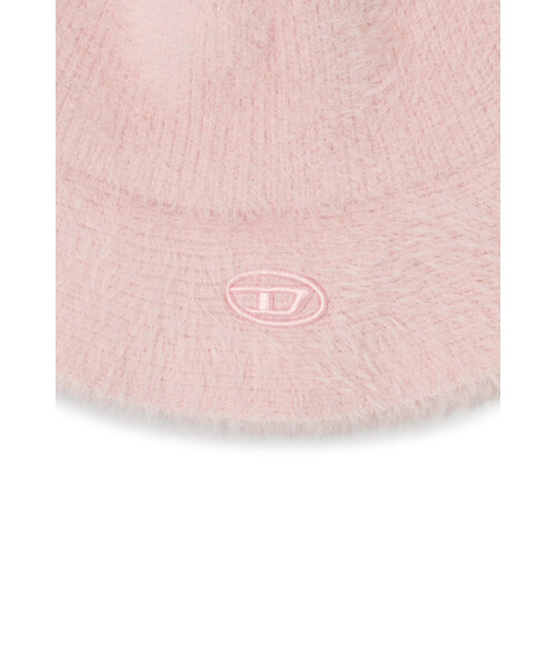 DIESEL(ディーゼル)の「メンズ ニットキャップ K-SOLANGE(ニットキャップ/ビーニー・メンズ・ブラック/ベビーピンク・UNI)」の4枚目の写真