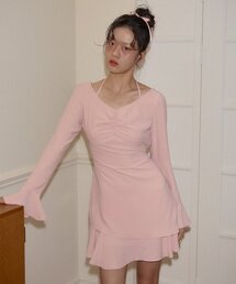 Ballet Mini Dress_ Peach