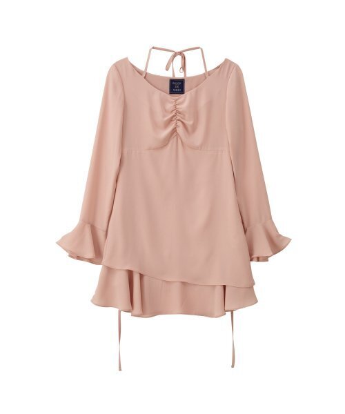 SALON DE YOHN(サロンドヨーン)の「Ballet Mini Dress_ Peach(ワンピース・レディース・その他・MEDIUM/SMALL)」の4枚目の写真