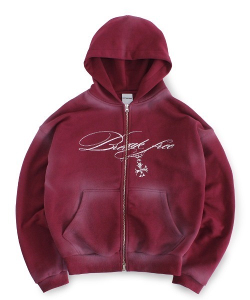 カズミページ A'GEM/9 × .kom 『KEYMISERY/キーミザリー』Vintage Spray Plast Hood