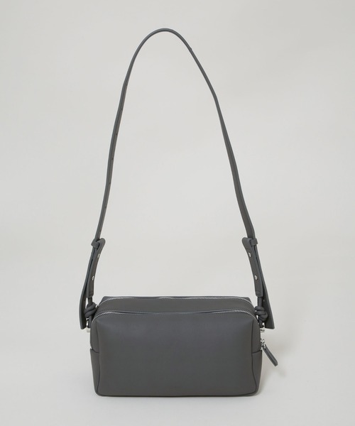 ADD CULUMN（アドカラム）の「ADD CULUMN/TABLET BOX（ショルダーバッグ・レディース・ダークグレー/アイボリー/イエロー・FREE）」の7枚目の写真