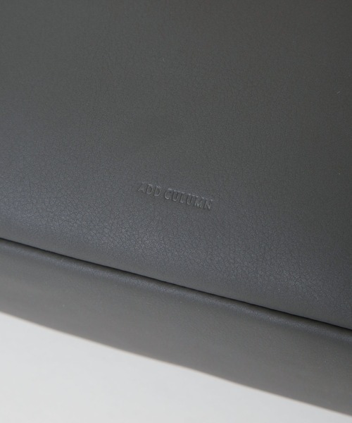 ADD CULUMN（アドカラム）の「ADD CULUMN/TABLET BOX（ショルダーバッグ・レディース・ダークグレー/アイボリー/イエロー・FREE）」の12枚目の写真