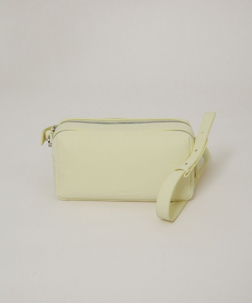 ADD CULUMN（アドカラム）の「ADD CULUMN/TABLET BOX（ショルダーバッグ・レディース・ダークグレー/アイボリー/イエロー・FREE）」の5枚目の写真