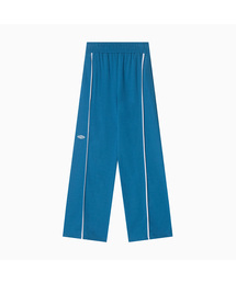 Line Point Pin Tuck Cotton Pants_Blue