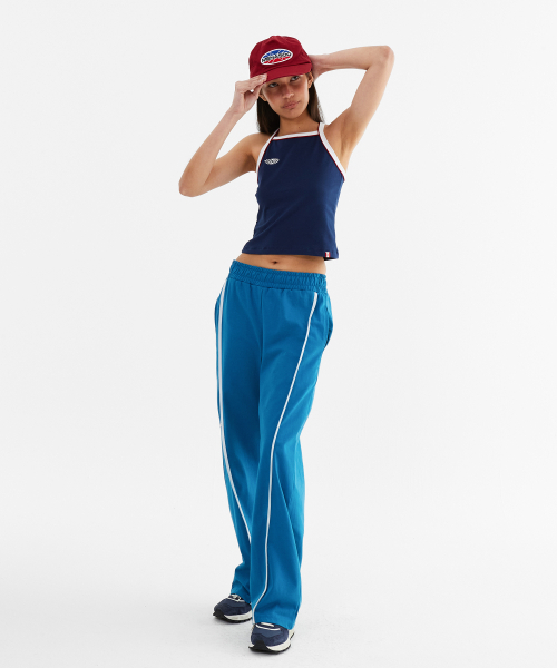 MENASOO(ミナス)の「Line Point Pin Tuck Cotton Pants_Blue(スウェットパンツ・レディース・ブルー・2/1)」の14枚目の写真