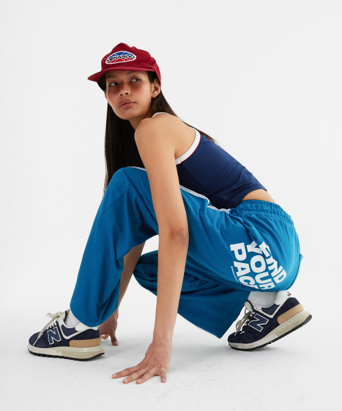 MENASOO(ミナス)の「Line Point Pin Tuck Cotton Pants_Blue(スウェットパンツ・レディース・ブルー・2/1)」の19枚目の写真