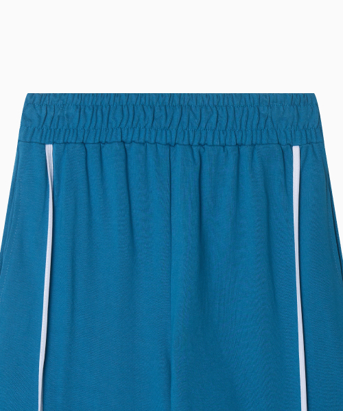 MENASOO(ミナス)の「Line Point Pin Tuck Cotton Pants_Blue(スウェットパンツ・レディース・ブルー・2/1)」の7枚目の写真