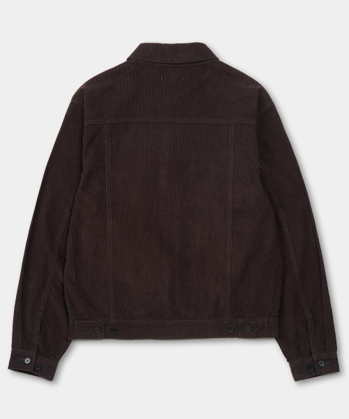 EXCONTAINER(エックスコンテナ)の「コーデュロイトラッカージャケット (ブラウン)(デニムジャケット・メンズ・その他・LARGE/MEDIUM/X-LARGE)」の3枚目の写真