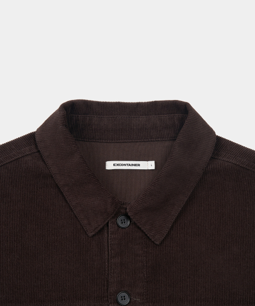 EXCONTAINER(エックスコンテナ)の「コーデュロイトラッカージャケット (ブラウン)(デニムジャケット・メンズ・その他・LARGE/MEDIUM/X-LARGE)」の4枚目の写真