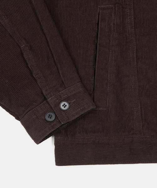 EXCONTAINER(エックスコンテナ)の「コーデュロイトラッカージャケット (ブラウン)(デニムジャケット・メンズ・その他・LARGE/MEDIUM/X-LARGE)」の6枚目の写真