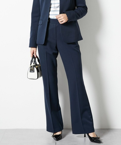 slattgir（スラットジール）の「高身長　ストレッチきれい見えブーツカットパンツ　丈長め・トールサイズ（その他パンツ・レディース・ブラック/グレー/ネイビー/モカ・TM/TL/TLL/T3L/T4L/T5L）」の4枚目の写真