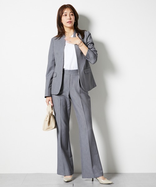 slattgir（スラットジール）の「高身長　ストレッチきれい見えブーツカットパンツ　丈長め・トールサイズ（その他パンツ・レディース・ブラック/グレー/ネイビー/モカ・TM/TL/TLL/T3L/T4L/T5L）」の10枚目の写真