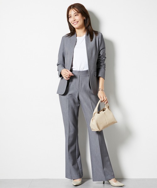 slattgir（スラットジール）の「高身長　ストレッチきれい見えブーツカットパンツ　丈長め・トールサイズ（その他パンツ・レディース・ブラック/グレー/ネイビー/モカ・TM/TL/TLL/T3L/T4L/T5L）」の11枚目の写真