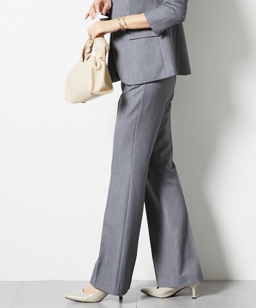 slattgir（スラットジール）の「高身長　ストレッチきれい見えブーツカットパンツ　丈長め・トールサイズ（その他パンツ・レディース・ブラック/グレー/ネイビー/モカ・TM/TL/TLL/T3L/T4L/T5L）」の13枚目の写真