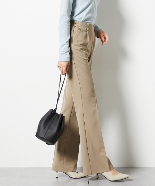 slattgir（スラットジール）の「高身長　ストレッチきれい見えブーツカットパンツ　丈長め・トールサイズ（その他パンツ・レディース・ブラック/グレー/ネイビー/モカ・TM/TL/TLL/T3L/T4L/T5L）」の20枚目の写真