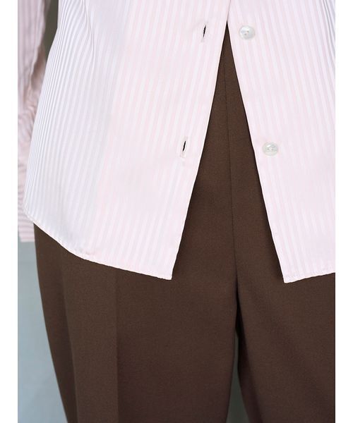 SNIDEL（スナイデル）の「サテンレイヤードストラクチャーブラウス（シャツ/ブラウス・レディース・アイボリー/ライトピンク/グレー・F）」の11枚目の写真