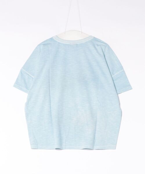Desigual(デシグアル)の「ヴィンテージ1984 半袖Tシャツ ライトブルー【2026-2027年秋冬新作】(Tシャツ/カットソー・レディース・ブラック・M/XS/S/XL/L)」の2枚目の写真