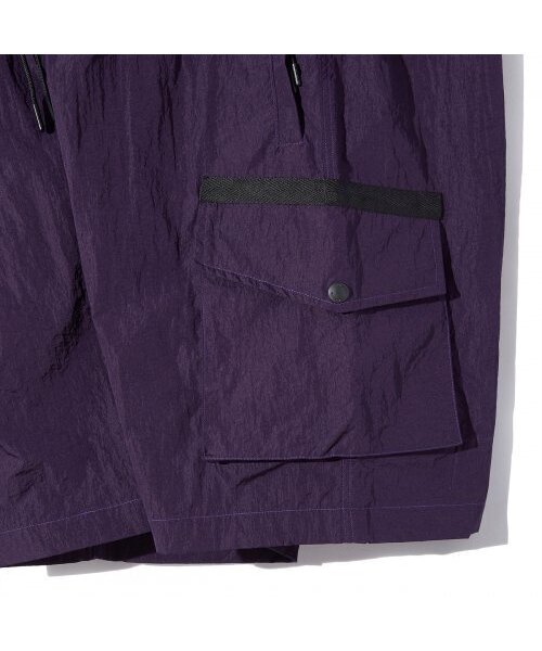 WANGGWAN(ワングァン)の「SPK40 ナイロンセットアップショートパンツ(パープル)(その他パンツ・メンズ・その他・LARGE/MEDIUM)」の4枚目の写真