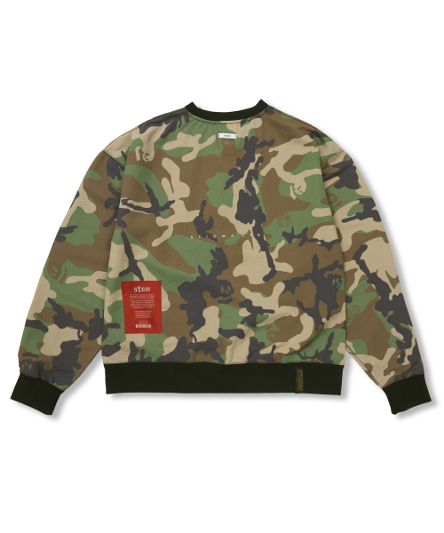 STIGMA(スティグマ)の「Wind Breaker Oversized Crewneck Camouflage(スウェット・メンズ・その他・MEDIUM/LARGE/X-LARGE)」の2枚目の写真