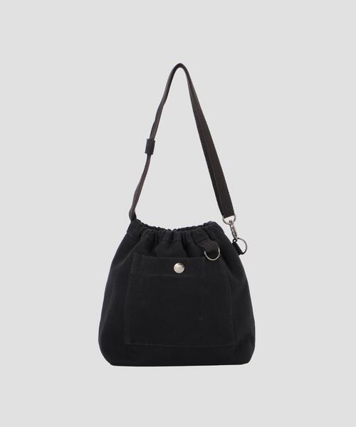 MHL.(エムエイチエル)の「DRY COTTON SUEDE(トートバッグ・レディース・ブラック・FREE)」の1枚目の写真