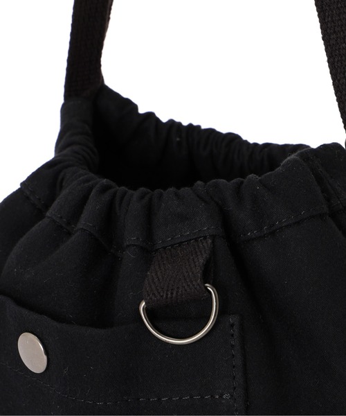 MHL.(エムエイチエル)の「DRY COTTON SUEDE(トートバッグ・レディース・ブラック・FREE)」の8枚目の写真