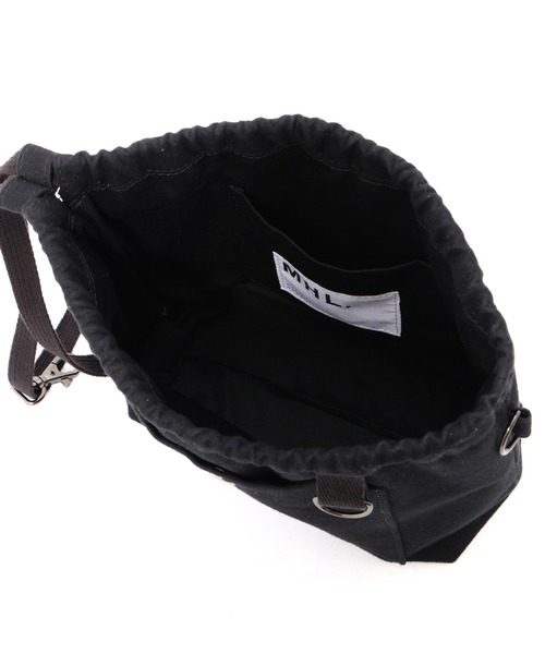 MHL.(エムエイチエル)の「DRY COTTON SUEDE(トートバッグ・レディース・ブラック・FREE)」の12枚目の写真