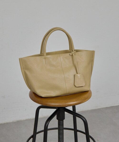 GALLARDAGALANTE(ガリャルダガランテ)の「【2.718】ボートトートMINI(トートバッグ・レディース・ブラック/ライトベージュ/ブルー・FREE)」の2枚目の写真