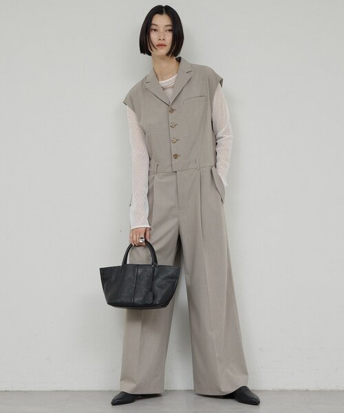 GALLARDAGALANTE(ガリャルダガランテ)の「【2.718】ボートトートMINI(トートバッグ・レディース・ブラック/ライトベージュ/ブルー・FREE)」の18枚目の写真