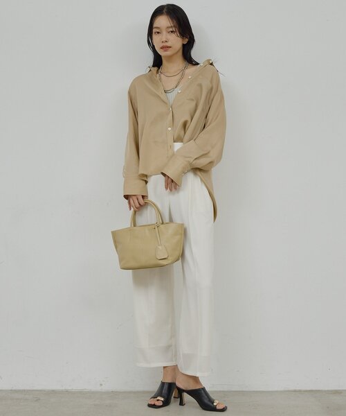 GALLARDAGALANTE(ガリャルダガランテ)の「【2.718】ボートトートMINI(トートバッグ・レディース・ブラック/ライトベージュ/ブルー・FREE)」の9枚目の写真