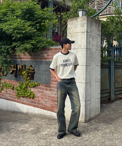 KANEITEI(カネイテイ)の「アルメ・フランセーズ リンガー 半袖(アイボリー)(Tシャツ/カットソー・レディース・アイボリー・LARGE/X-LARGE/MEDIUM/SMALL)」の21枚目の写真