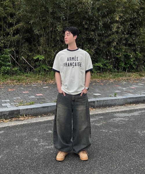 KANEITEI(カネイテイ)の「アルメ・フランセーズ リンガー 半袖(アイボリー)(Tシャツ/カットソー・レディース・アイボリー・LARGE/X-LARGE/MEDIUM/SMALL)」の14枚目の写真