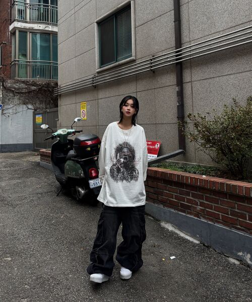 INEXCIS（イネクシス）の「サイレントオラクルロングスリーブ (ホワイト)（Tシャツ/カットソー・メンズ・ホワイト・FREE）」の10枚目の写真