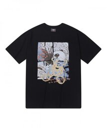 TEDDYISLAND（テディアイランド）の「collage teddy short sleeve black（Tシャツ/カットソー）」